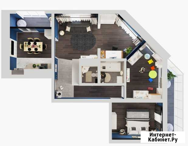 3-комнатная квартира, 86.8 м², 4/18 эт. на продажу в Иркутске Иркутск - изображение 1