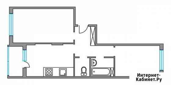2-комнатная квартира, 51.3 м², 4/6 эт. на продажу в Пироговском Пироговский
