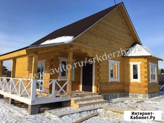 Коттедж 100 м² на участке 8 сот. на продажу в Хомутово Иркутской области Хомутово - изображение 1