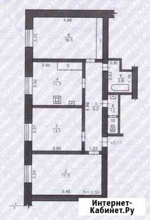 3-комнатная квартира, 77 м², 4/5 эт. на продажу в Миасском Миасское