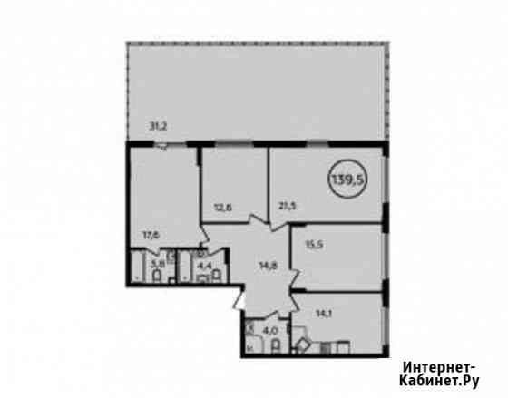 4-комнатная квартира, 139.5 м², 1/16 эт. на продажу в Мосрентгене Мосрентген