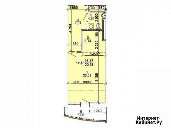 1-комнатная квартира, 36.1 м², 14/18 эт. на продажу в Улан-Удэ Улан-Удэ