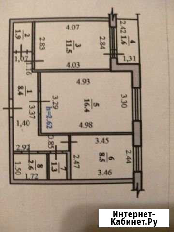 2-комнатная квартира, 52 м², 4/9 эт. на продажу в Стерлитамаке Стерлитамак - изображение 1