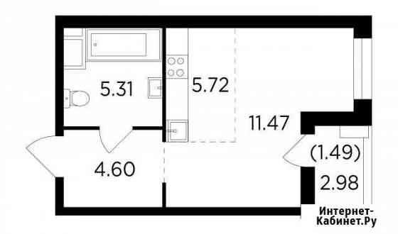 1-комнатная квартира, 28.6 м², 2/25 эт. на продажу в Одинцово Одинцово