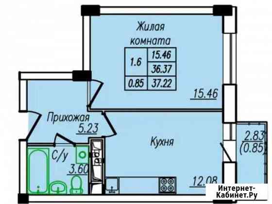 1-комнатная квартира, 38 м², 14/17 эт. на продажу в Абакане Абакан