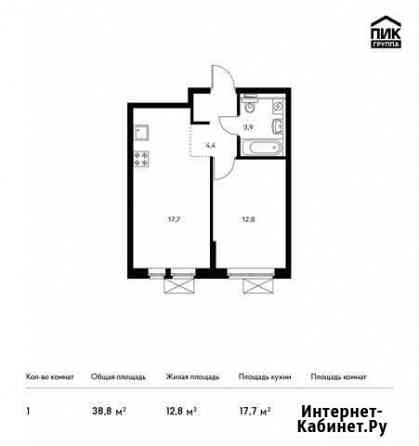 1-комнатная квартира, 38.8 м², 14/24 эт. на продажу в Тюмени Тюмень