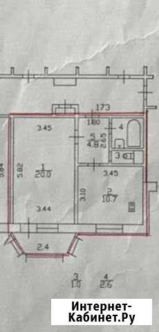1-комнатная квартира, 39 м², 16/17 эт. в аренду на длительный срок в Санкт-Петербурге Санкт-Петербург - изображение 1