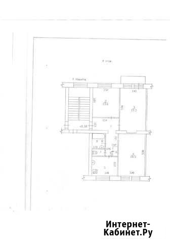 3-комнатная квартира, 78 м², 4/4 эт. на продажу в Железногорске Красноярского края Железногорск - изображение 1