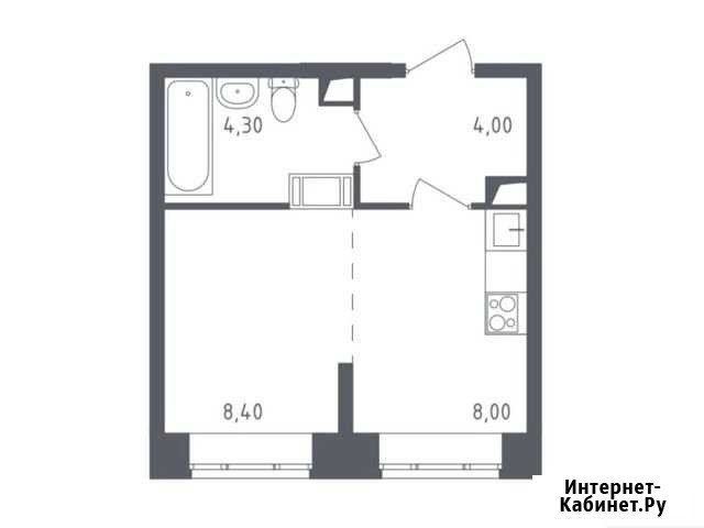 Квартира-студия, 24.7 м², 2/17 эт. на продажу в Люберцах Люберцы - изображение 1