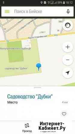 Участок СНТ, ДНП 15 сот. на продажу в Бийске Бийск