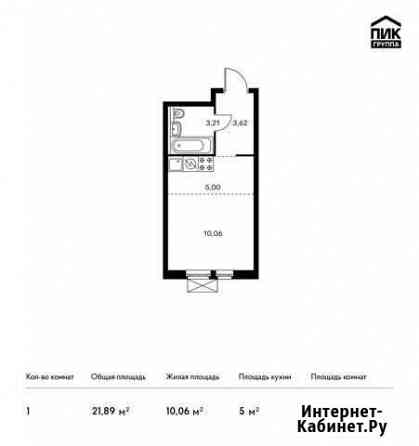1-комнатная квартира, 21.9 м², 8/25 эт. на продажу в Красногорске Московской области Красногорск