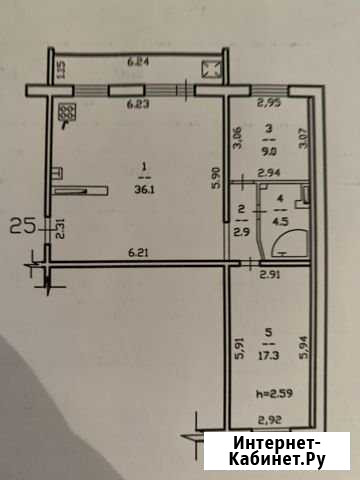 3-комнатная квартира, 73 м², 7/10 эт. на продажу в Череповце Череповец - изображение 1