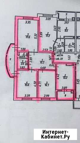 3-комнатная квартира, 87 м², 4/18 эт. на продажу в Ставрополе Ставрополь - изображение 1