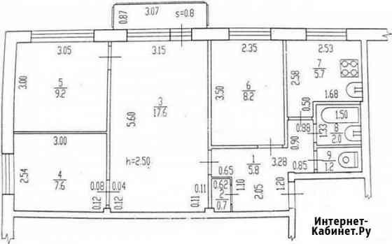 4-комнатная квартира, 58.7 м², 2/5 эт. на продажу в Петрозаводске Петрозаводск