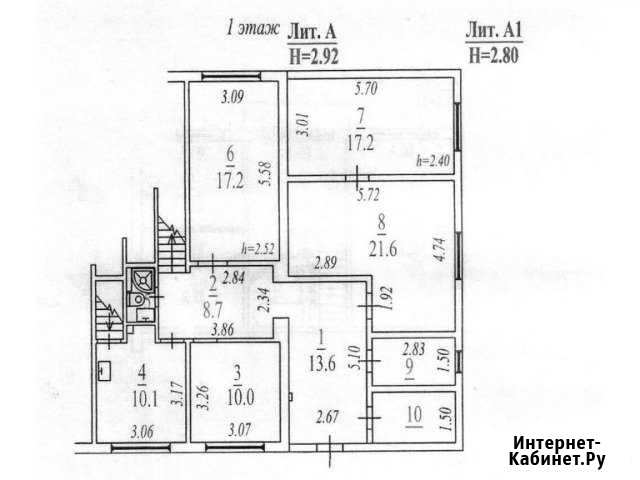 7-комнатная квартира, 173.7 м², 2/2 эт. на продажу в Новосибирске Новосибирск - изображение 1