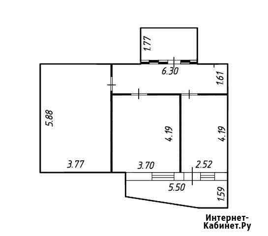 2-комнатная квартира, 68 м², 9/17 эт. на продажу в Ивантеевке Московской области Ивантеевка