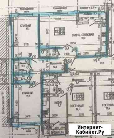 2-комнатная квартира, 84 м², 2/14 эт. на продажу в Ставрополе Ставрополь