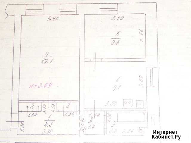 2-комнатная квартира, 47 м², 1/2 эт. на продажу в Верхнем Тагиле Верхний Тагил - изображение 1
