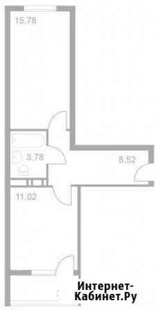 1-комнатная квартира, 40.8 м², 1/17 эт. на продажу в Островцах Островцы