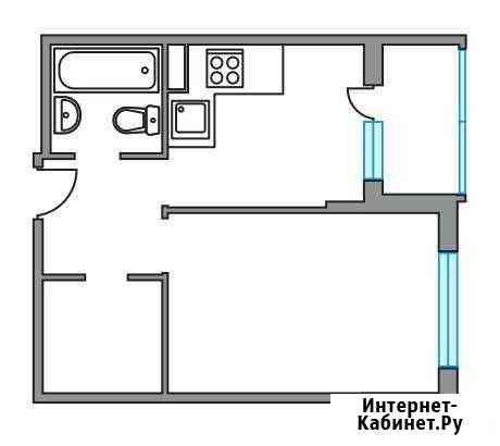 1-комнатная квартира, 34.8 м², 6/6 эт. на продажу в Пироговском Пироговский