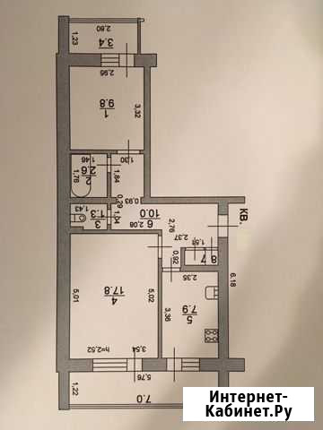 2-комнатная квартира, 60.7 м², 2/5 эт. на продажу в Лермонтове Лермонтов - изображение 1