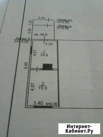 1-комнатная квартира, 30 м², 1/1 эт. на продажу в Шумихе Шумиха - изображение 1