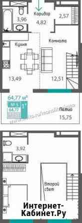 1-комнатная квартира, 64.8 м², 1/8 эт. на продажу в Симферополе Симферополь