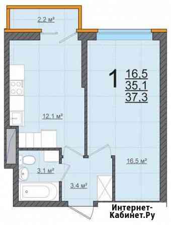 1-комнатная квартира, 37.3 м², 16/16 эт. на продажу в Твери Тверь