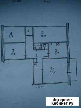 4-комнатная квартира, 82 м², 6/9 эт. на продажу в Усть-Илимске Усть-Илимск