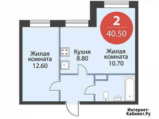 2-комнатная квартира, 40.5 м², 12/17 эт. на продажу в Люберцах Люберцы