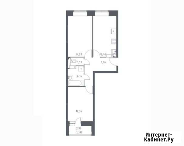 2-комнатная квартира, 55 м², 14/17 эт. на продажу в Видном Видное - изображение 1