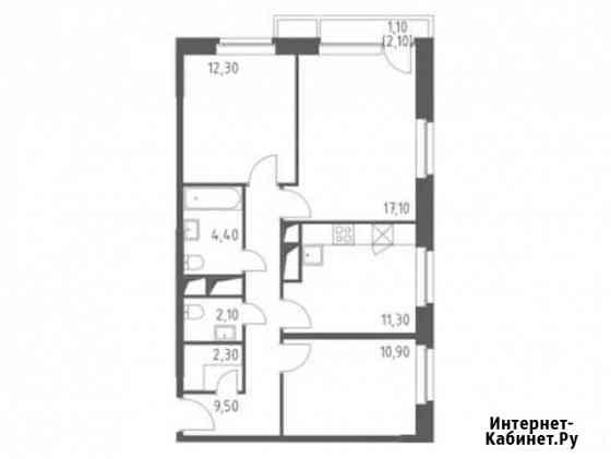 3-комнатная квартира, 71 м², 28/32 эт. на продажу в Красногорске Московской области Красногорск