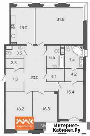 4-комнатная квартира, 155.6 м², 6/9 эт. на продажу в Санкт-Петербурге Санкт-Петербург