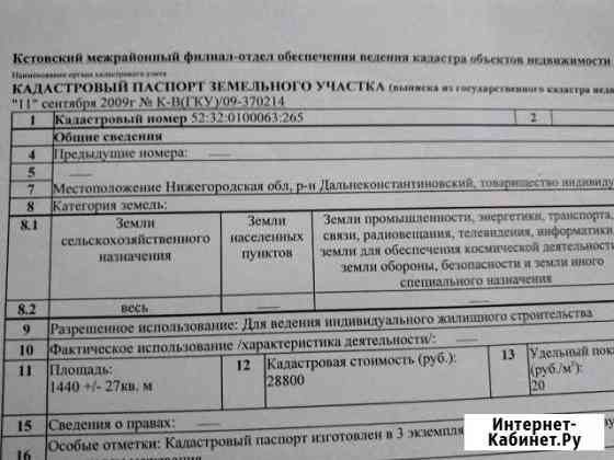Участок ИЖС 15 сот. на продажу в Буревестнике Буревестник