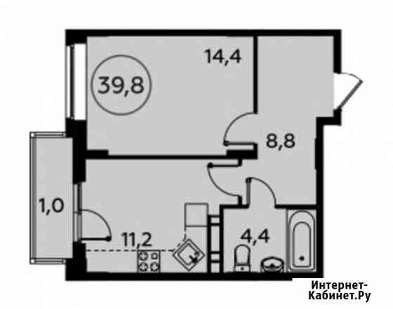 1-комнатная квартира, 39.8 м², 10/15 эт. на продажу в Коммунарке Коммунарка