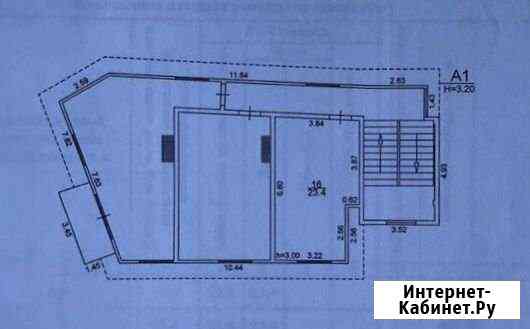 Квартира со свободной планировкой, 23.4 м², 4/4 эт. на продажу в Высоком Высокое