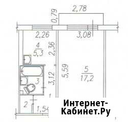 1-комнатная квартира, 30 м², 5/5 эт. на продажу в Новокузнецке Новокузнецк - изображение 1