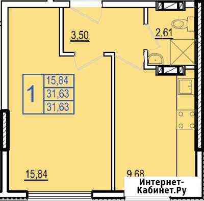 1-комнатная квартира, 31.6 м², 1/10 эт. на продажу в Севастополе Севастополь