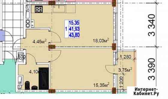 1-комнатная квартира, 46 м², 3/6 эт. на продажу в Геленджике Геленджик
