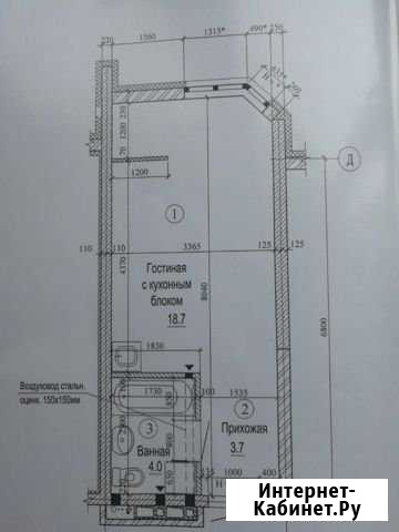 Квартира-студия, 27 м², 10/16 эт. на продажу в Кемерово Кемерово - изображение 1