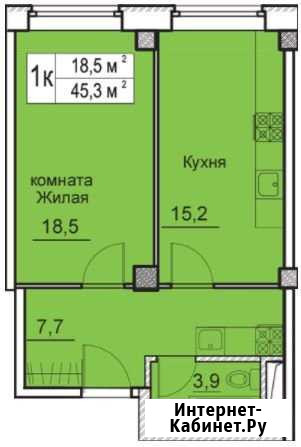 1-комнатная квартира, 45.3 м², 2/5 эт. на продажу в Щёлково Щёлково - изображение 1