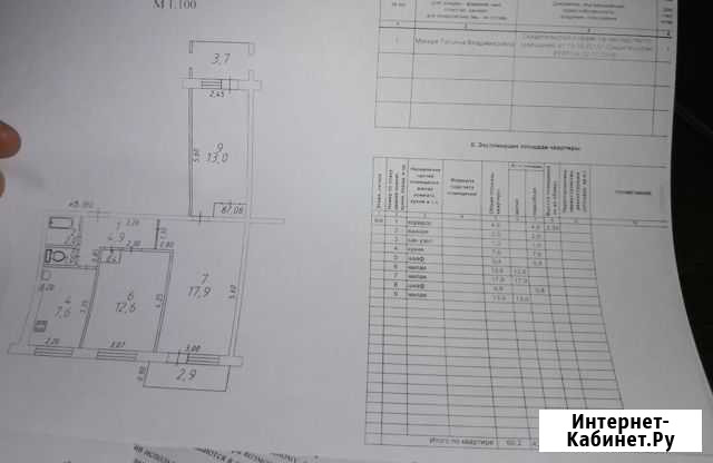 3-комнатная квартира, 61 м², 9/9 эт. на продажу в Комсомольске-на-Амуре Комсомольск-на-Амуре - изображение 1