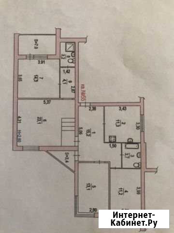 4-комнатная квартира, 104.4 м², 5/5 эт. на продажу в Ростове-на-Дону Ростов-на-Дону - изображение 1