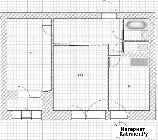 2-комнатная квартира, 48.6 м², 9/9 эт. на продажу в Абакане Абакан - изображение 1