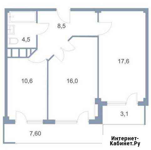 2-комнатная квартира, 68 м², 6/7 эт. на продажу в Дубовом Дубовое