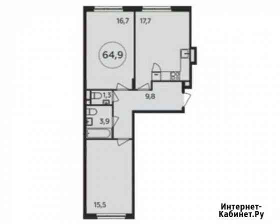 2-комнатная квартира, 64.9 м², 5/9 эт. на продажу в Мосрентгене Мосрентген