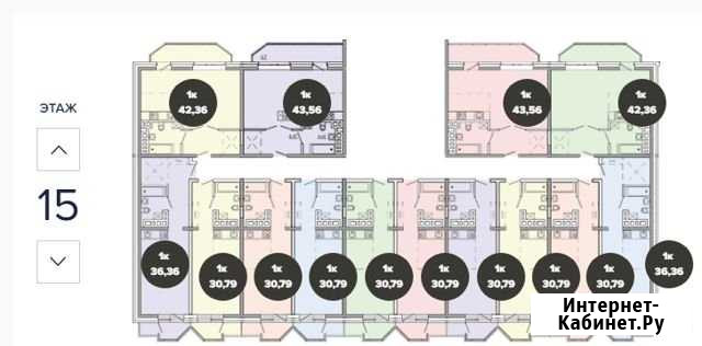 1-комнатная квартира, 31 м², 5/16 эт. на продажу в Иркутске Иркутск - изображение 1