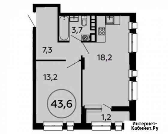 1-комнатная квартира, 43.6 м², 11/16 эт. на продажу в Коммунарке Коммунарка