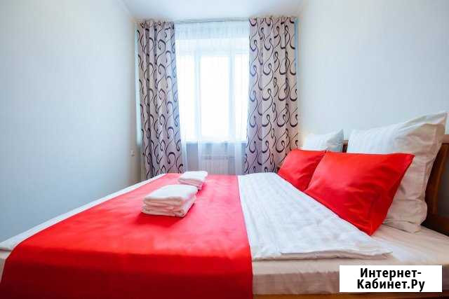 2-комнатная квартира, 80 м², 3/6 эт. в аренду посуточно в Новосибирске Новосибирск - изображение 1