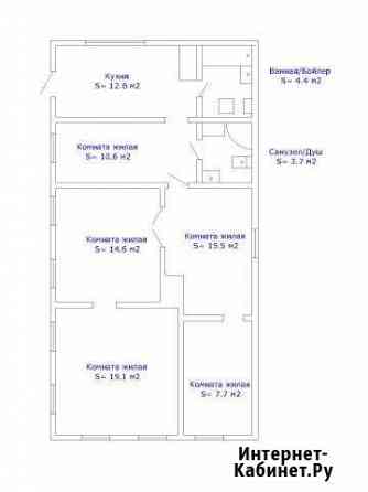 Дом 92.8 м² на участке 12.4 сот. на продажу в Блечепсине Блечепсин